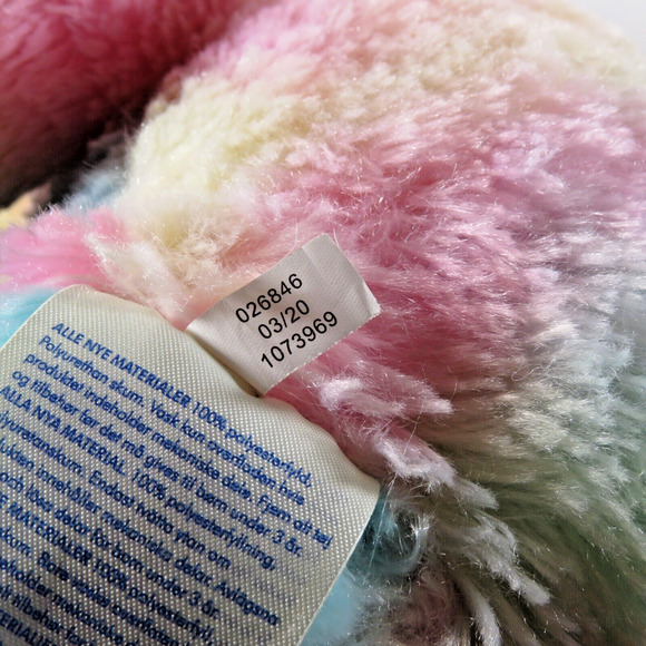 Build A Bear Fairy Friend Plush Stuffed Animal Bear Pastel Tie Dye 16” BAB Wings - Picture 14 of 16